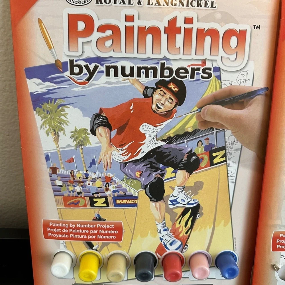 Painting by Numbers Kit Set - Multicolor